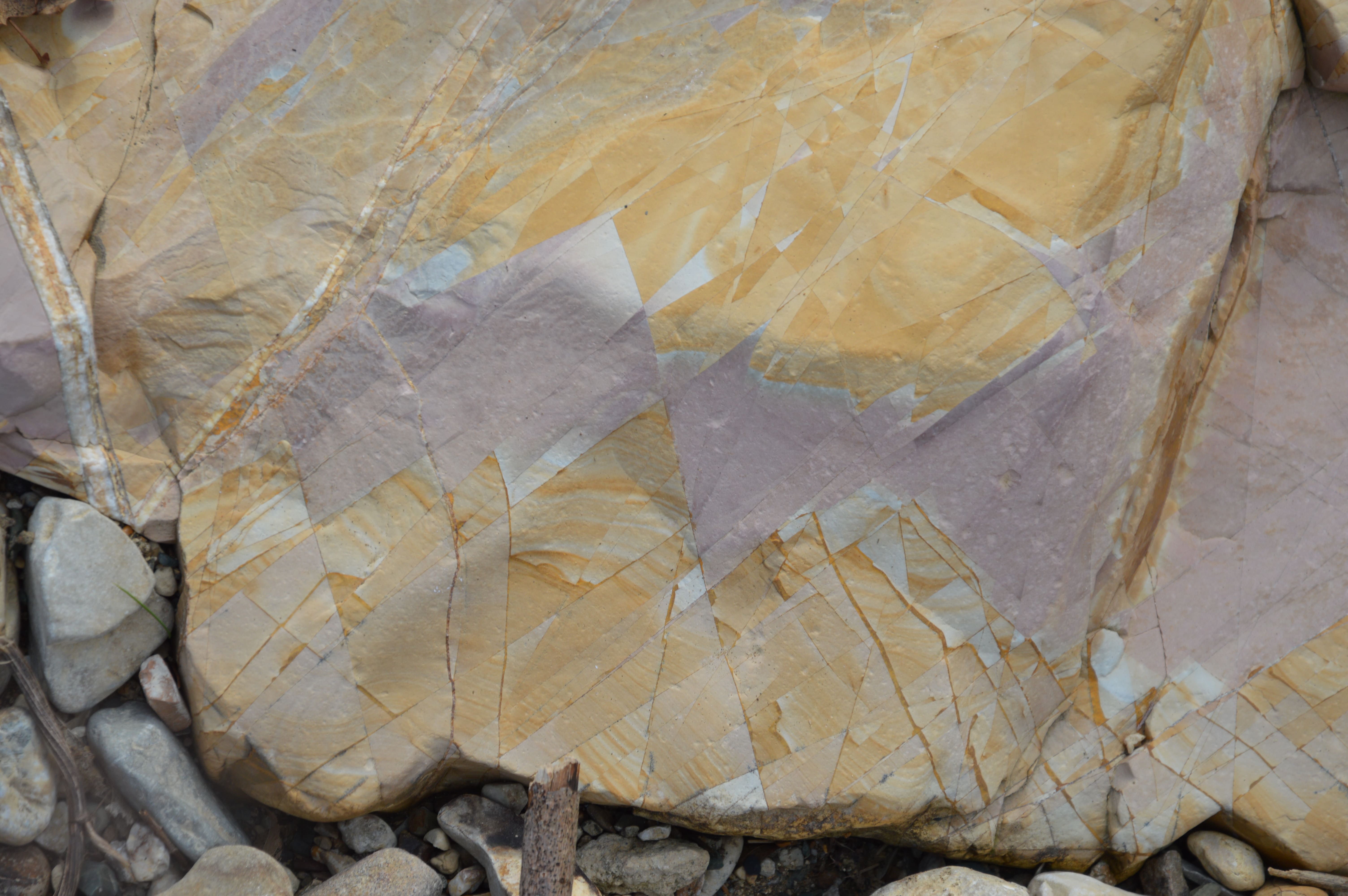 Close up of a Pietra paesina pebble