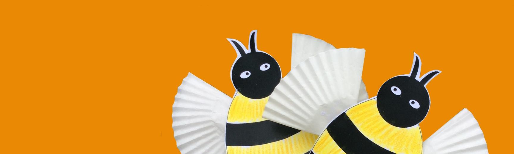 Honey bee finger puppet deals