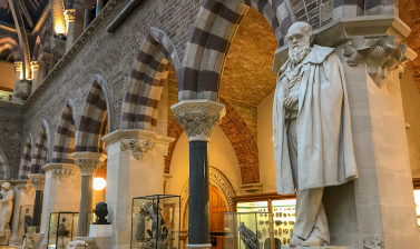 Statue of Charles Darwin by Henry Richard Hope-Pinker