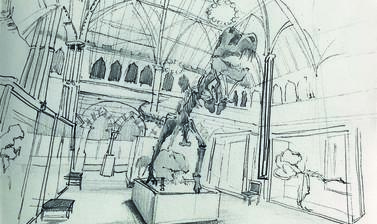 tyrannosaurus rex by cornelia chen highly commended