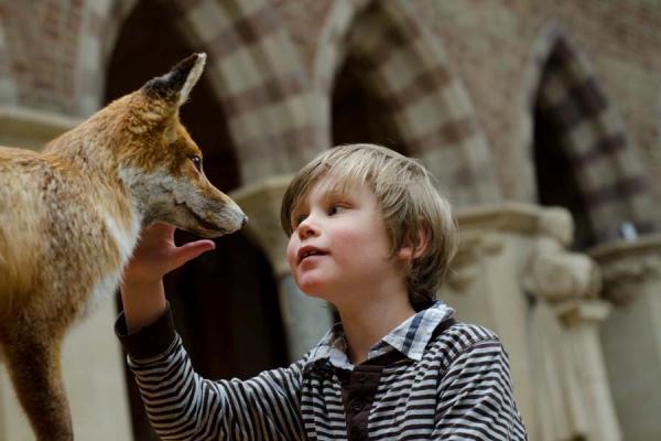 Child with fox