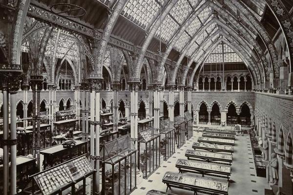 Henry Taunt's interior view of the museum, 1870 