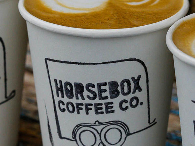 Horsebox cafe and logo