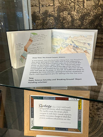 Sketchbook of one of the Museum's volunteers