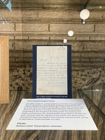 Image of a letter to William Buckland 